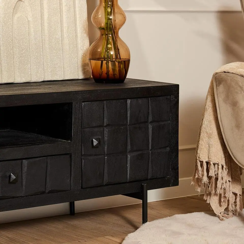 StarFurn - Tv meubel Brandy - 150 cm - zwart