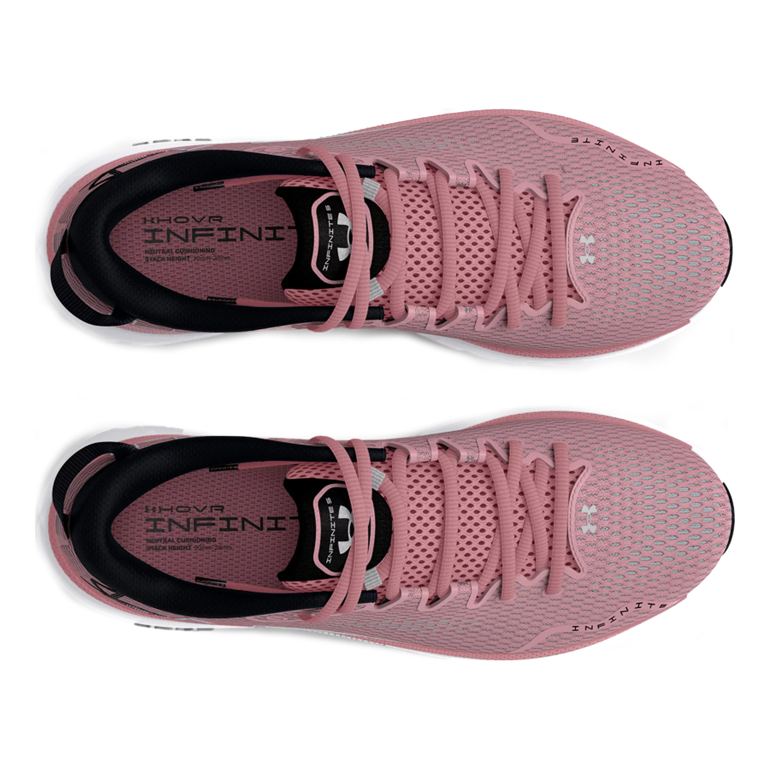 Under Armour HOVR Infinite 5 Chaussure De Running Sans Stabilisateurs Femmes - Vieux Rose, Noir