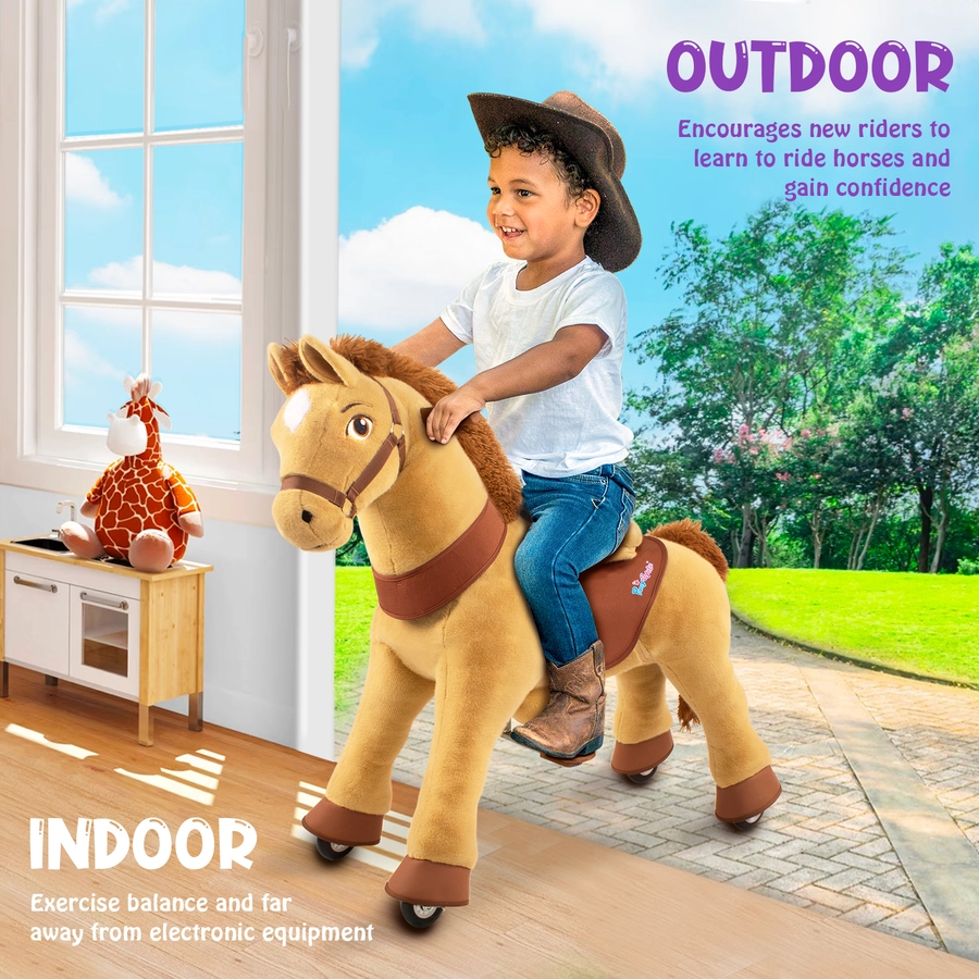 PonyCycle® Light Brown Horse - groß