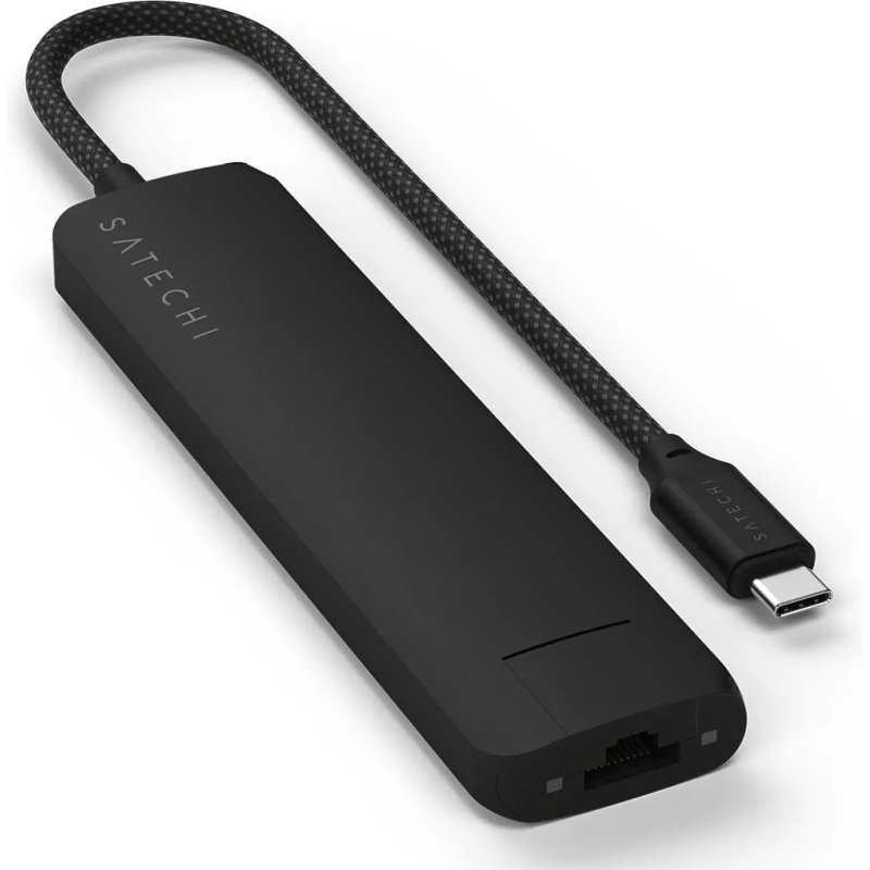 Satechi ST-P7SK hub & concentrateur USB Type-C 10000 Mbit/s Noir
