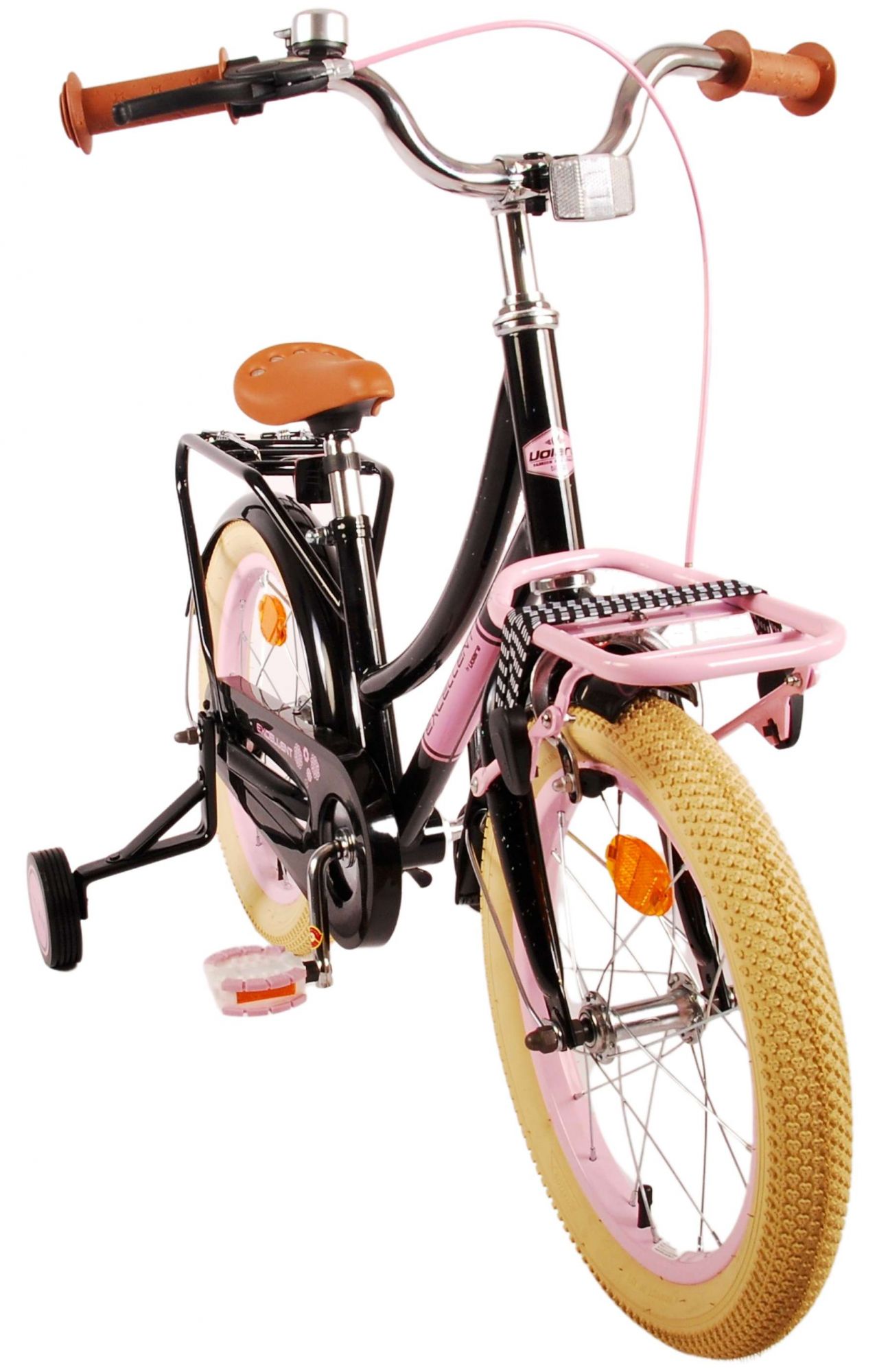 TPFSports Excellent Kinderfahrrad - Mädchen - 16 Zoll - Rücktritt + Handbremse - Grün