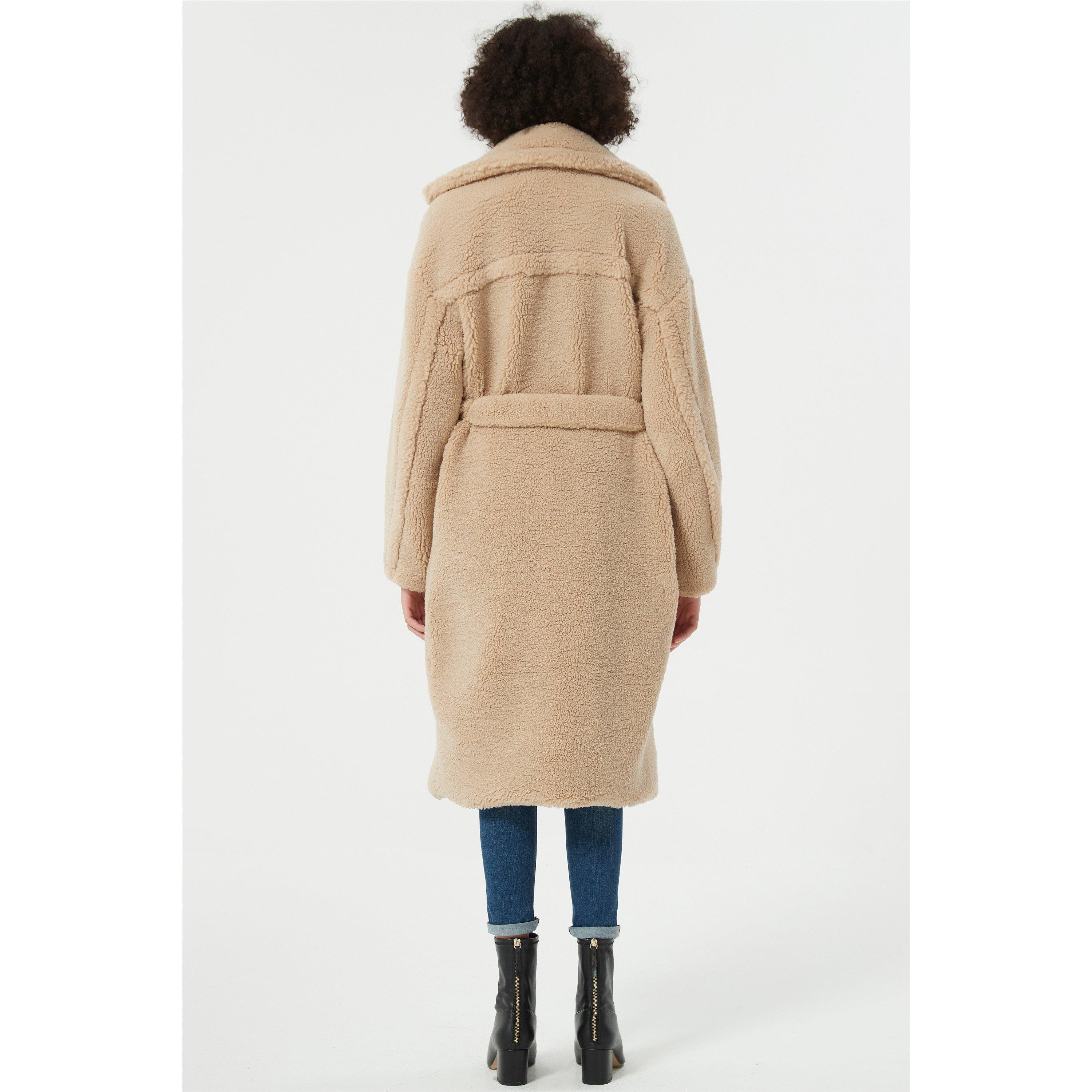 Be You B Teddy Belted Coat