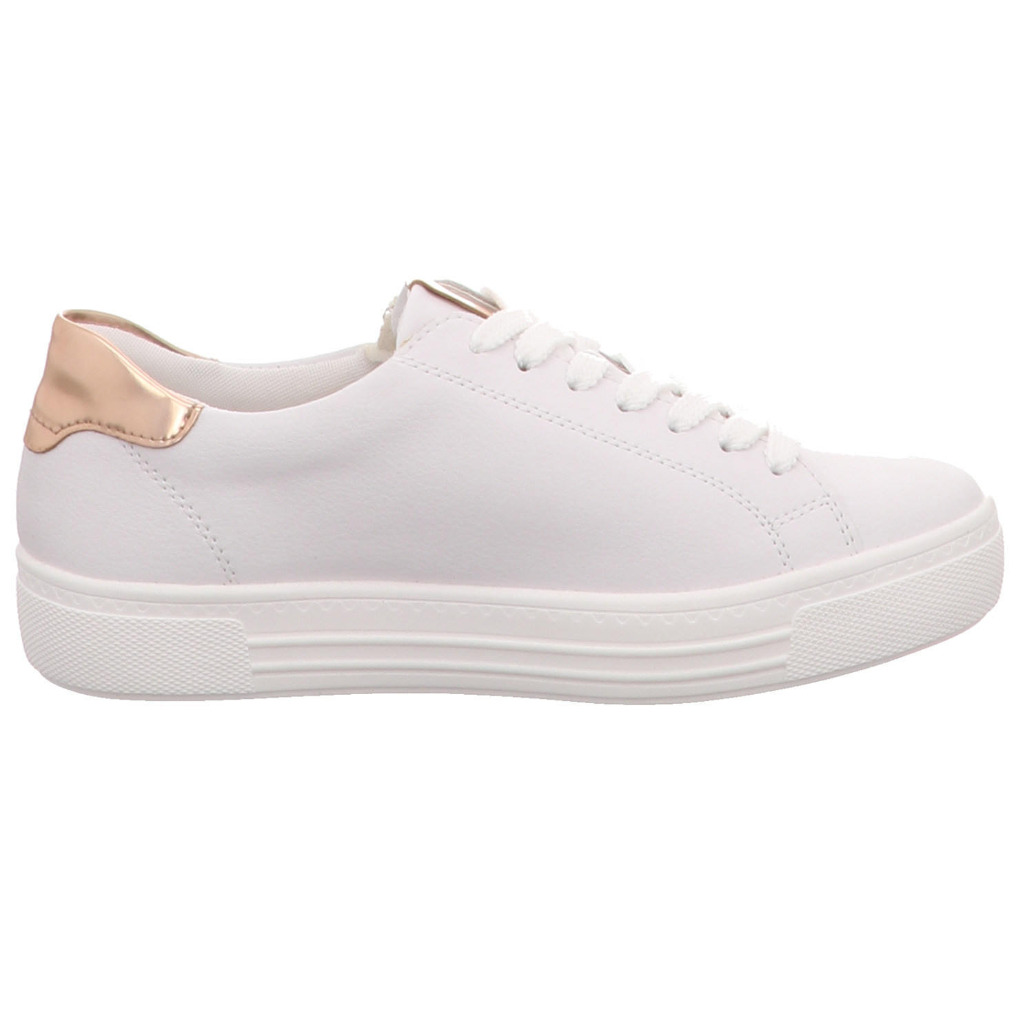 Remonte Schnürhalbschuh weiss/weiss kombi