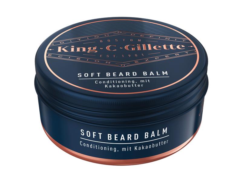 King C. Gillette Bartbalsam 100 ml Bartbalsam mit Sheabutter, Arganöl, und Kakaobutter