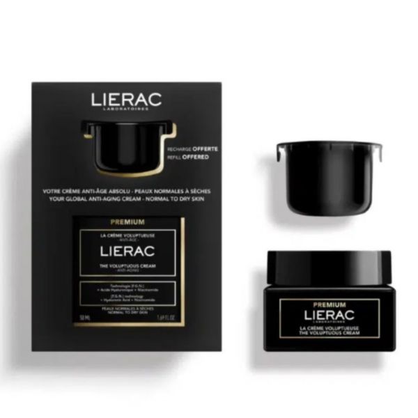 Lierac Premium Creme Voluptuoso 50ml   Recarga 50ml Coffret