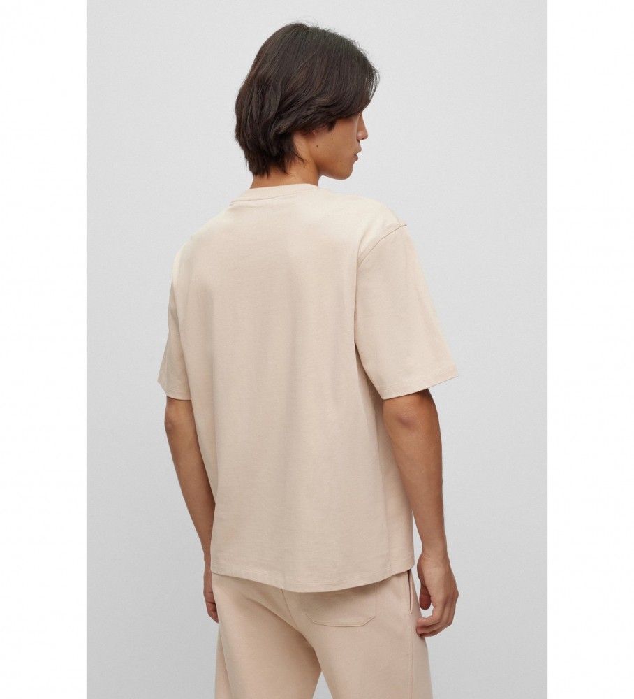 Camiseta bege HUGO Dleek