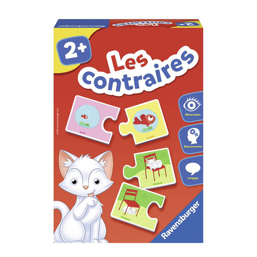 Jeux de Connaissances Jeu Educatif Les Contraires