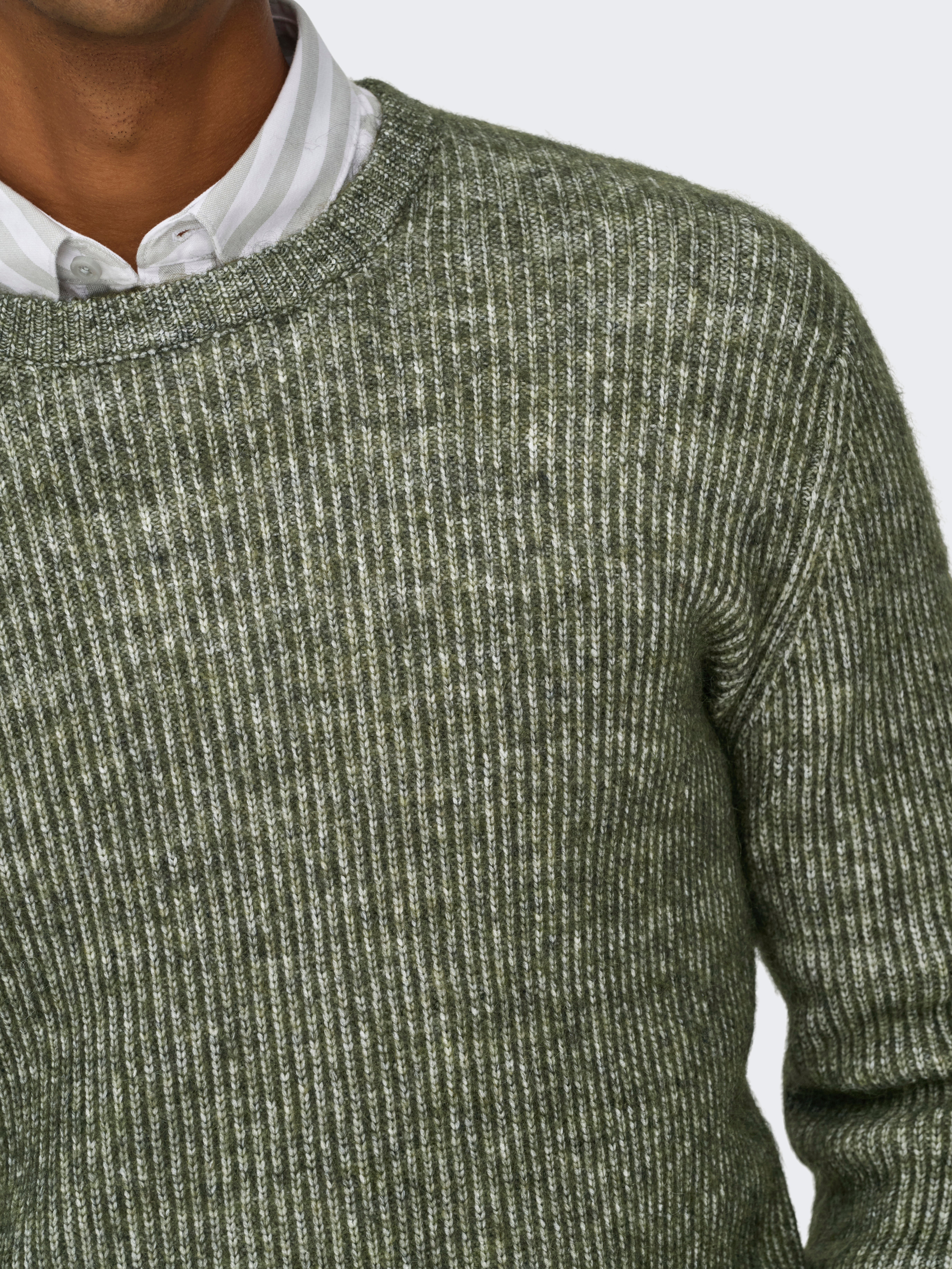 ONSTEGAN Pullover Olive Night