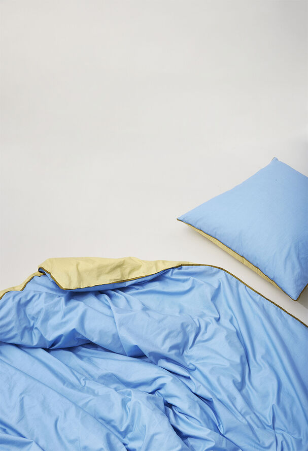 Hübsch Aki Sengetøj 0/200 Blå/Gul Blue,yellow,brown