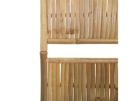 Cloison de séparation 5 panneaux Bambou 200x180 cm
