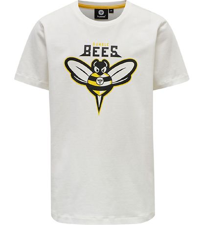 Hummel T-Shirt - hmlRimshot - Marchmallow m. Biene