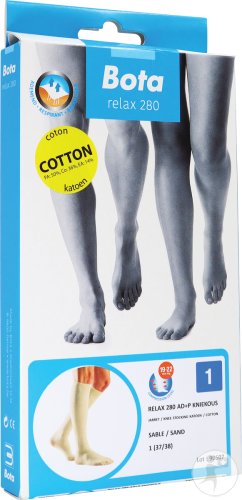 Bota Relax 280 Coton Bas Jarret Sable N1 Paire 1
