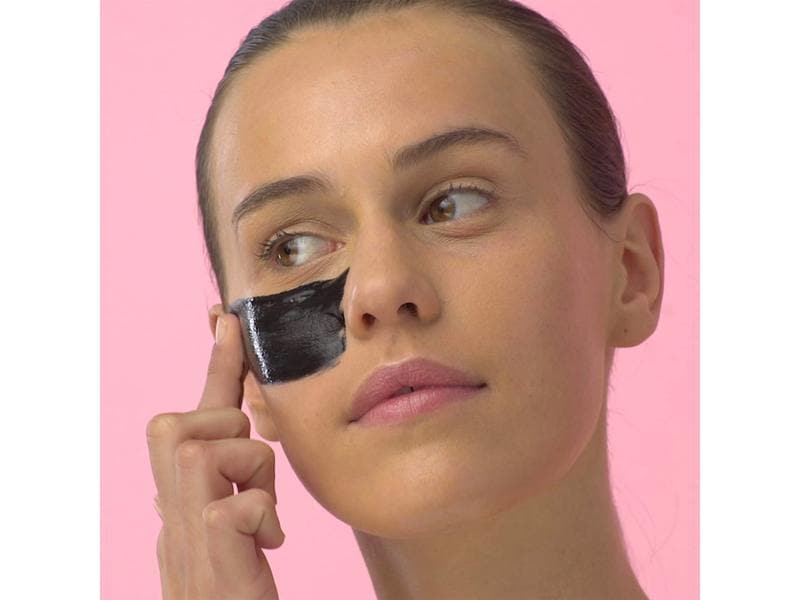 SkinRepublic Gesichtsmaske Charcoal Peel-Off 1 Stück Reinigende flüssige Gesichtsmaske