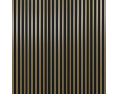 Decoratief paneel Linea Slim 3 goud zwart 30x150x2650 mm