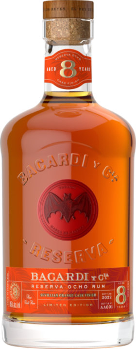 BACARDI 8 YEARS RESERVA OCHO SEVILLIAN CASK 70CL