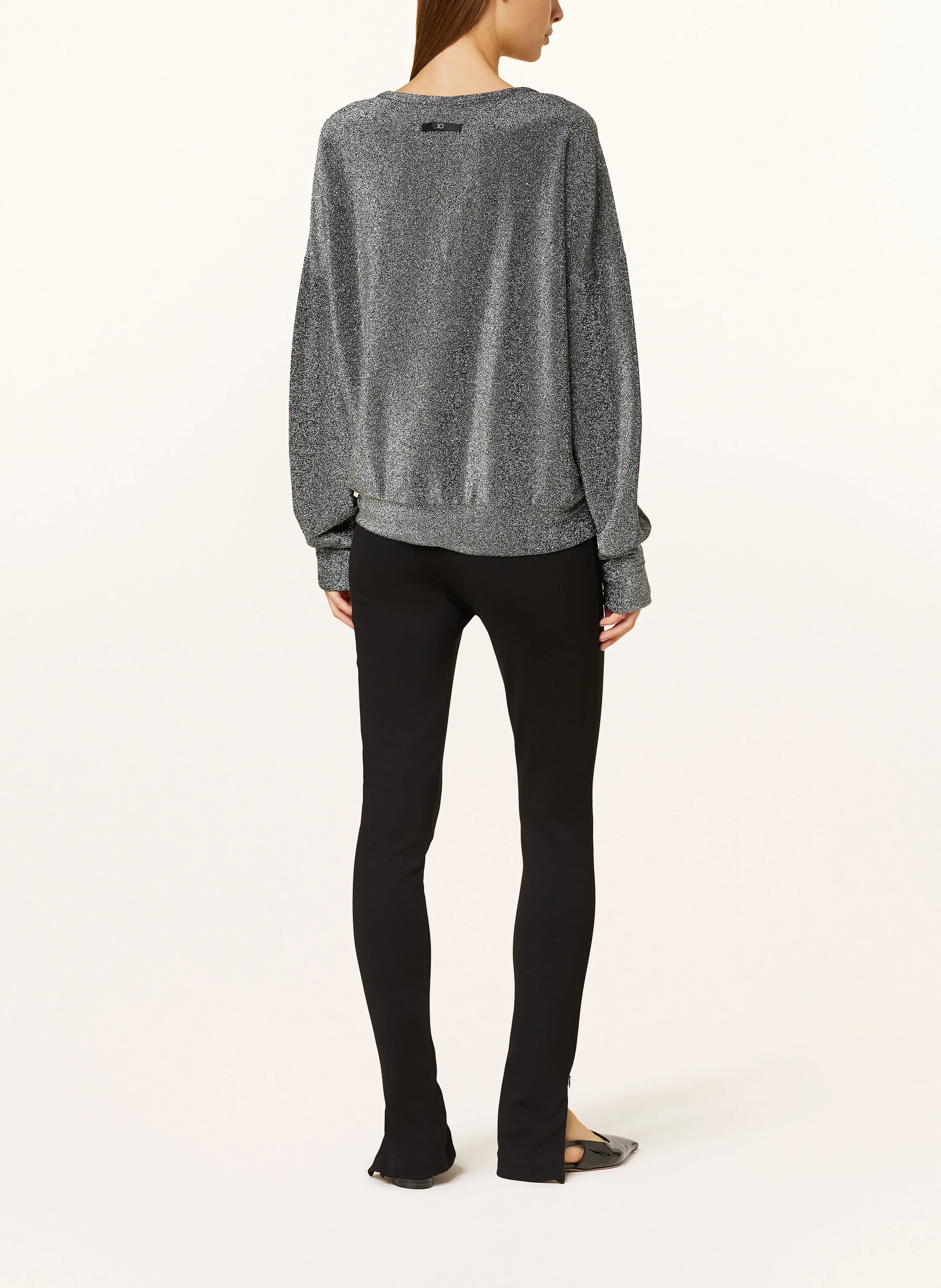 10DAYS Sweatshirt mit Glitzergarn