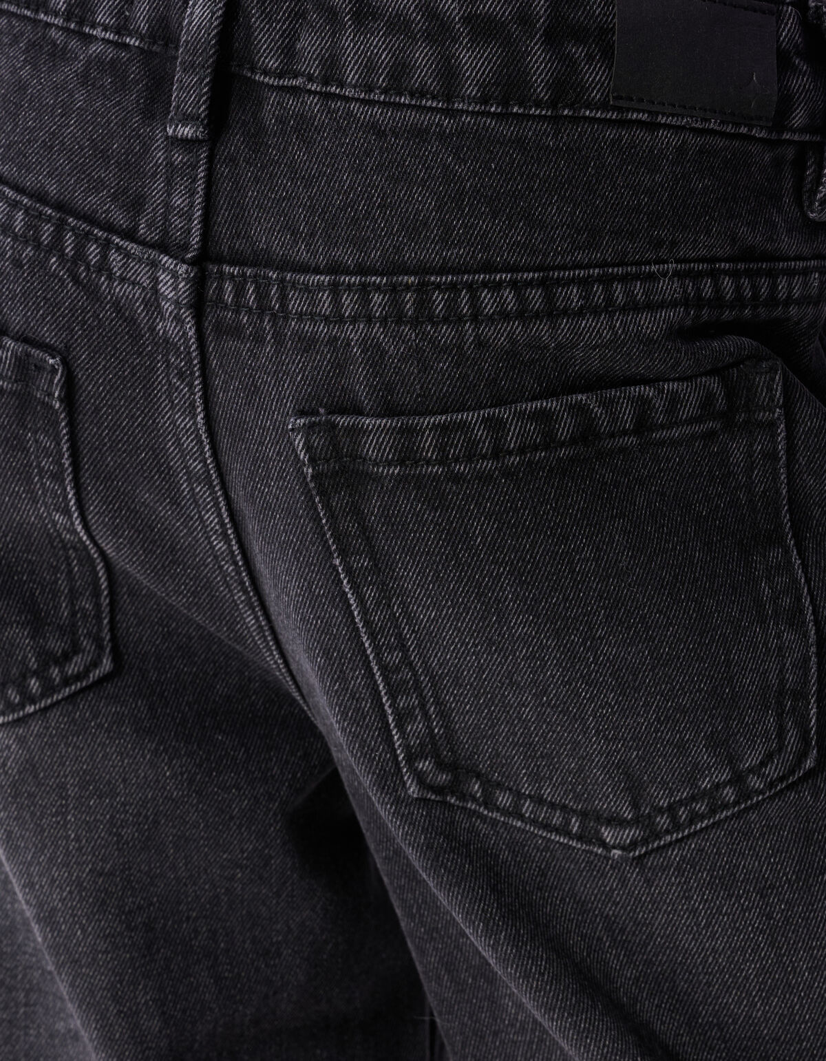 Big Stud Wide Leg Fit Jeans Zwart