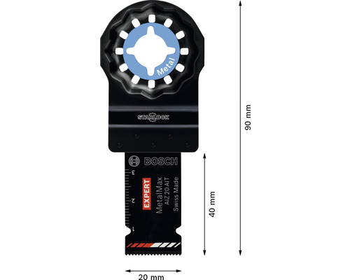 Bosch Starlock invalzaagblad Metaal EXPERT 40x20 mm