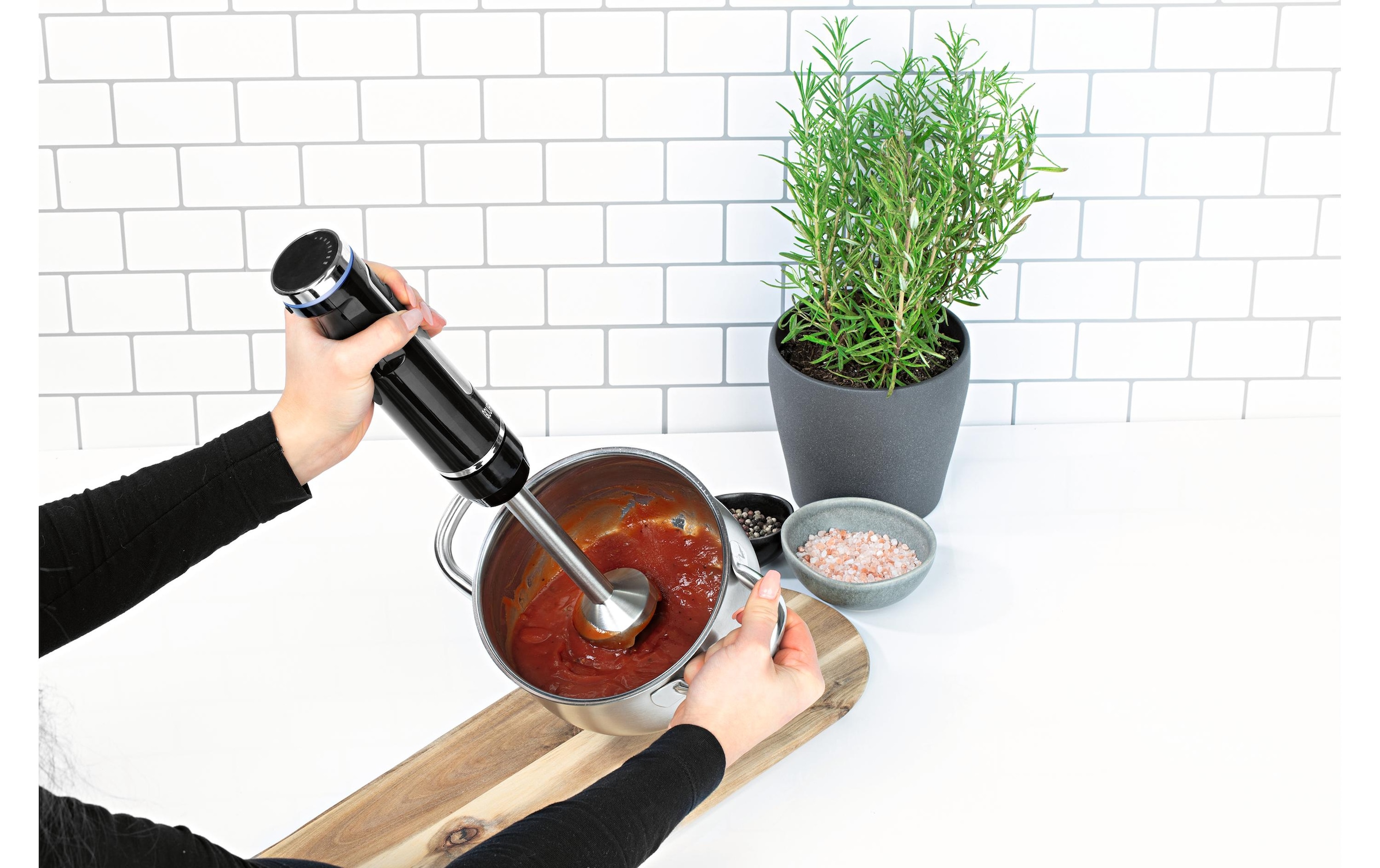 GOURMETmaxx Stabmixer »Schwarz« 200 W