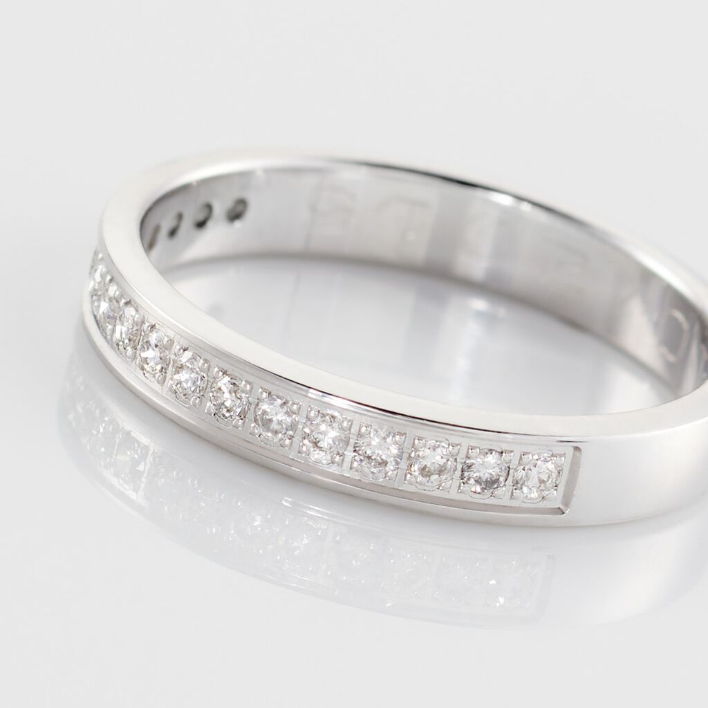 Alliance Amber Or Blanc Diamant