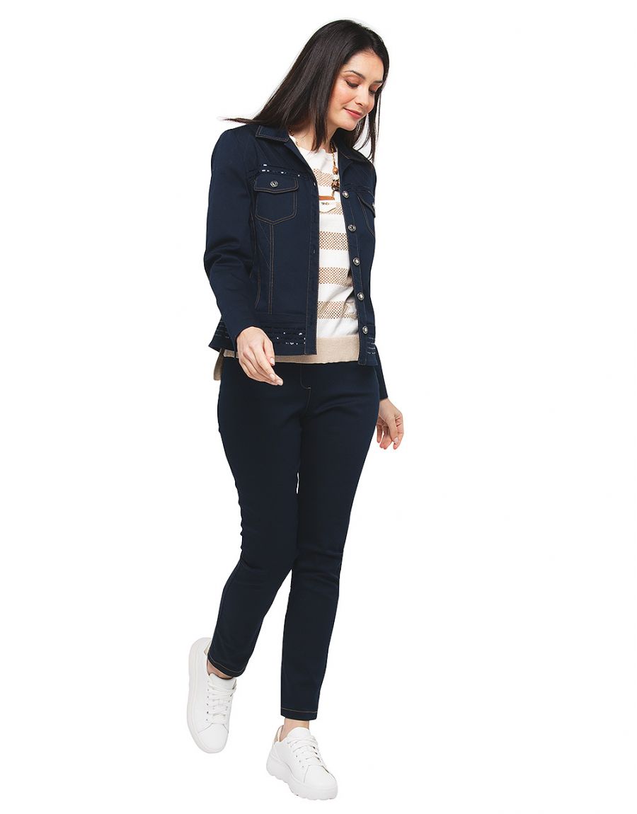 Veste bleu denim