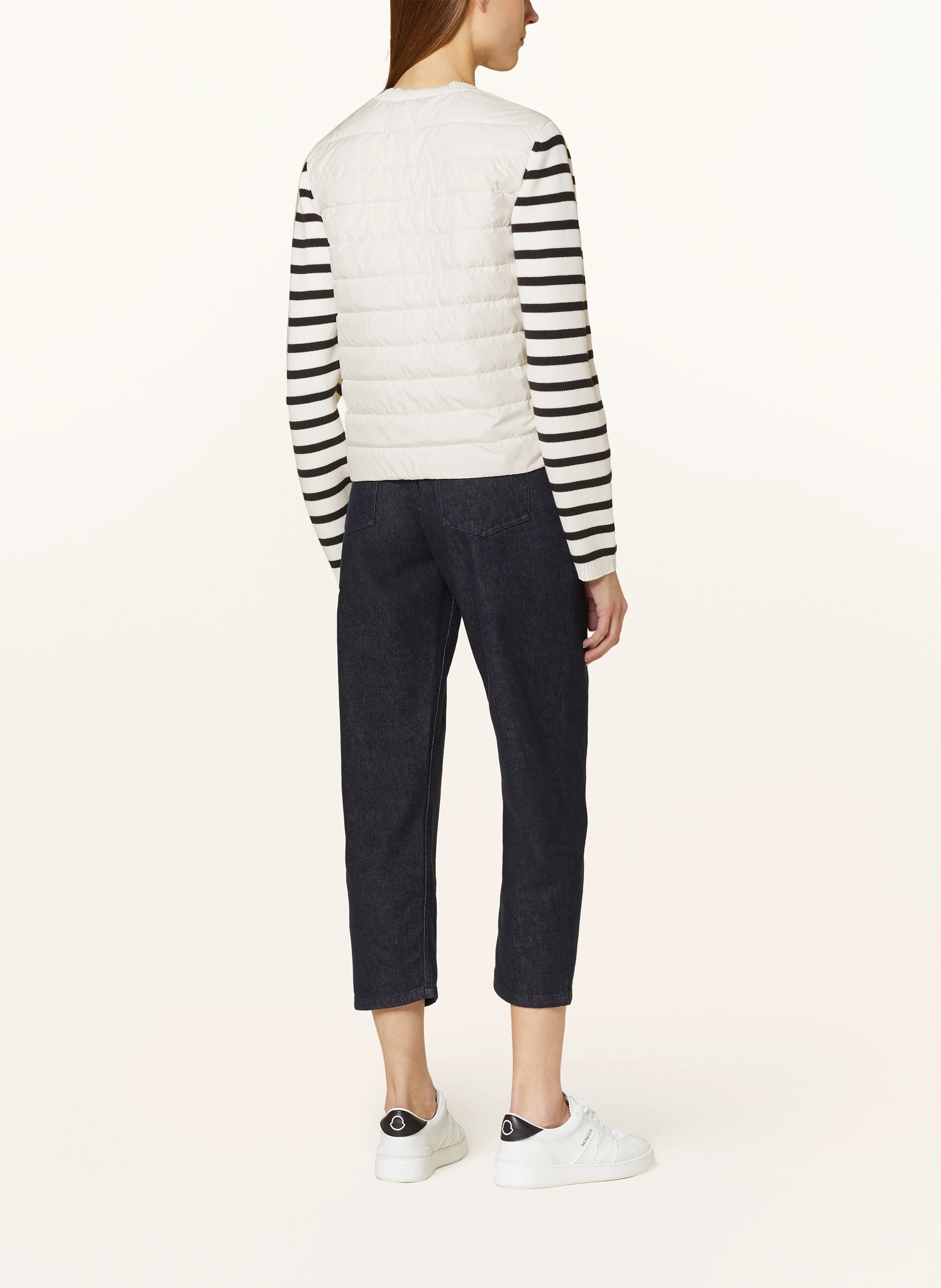 MONCLER Strickjacke im Materialmix