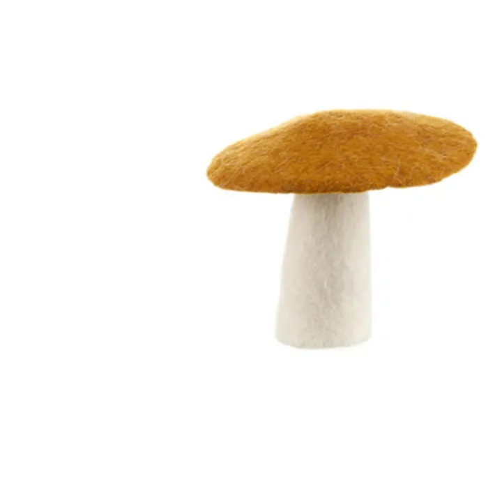 Muskhane Champignon décoratif en feutre | Doré