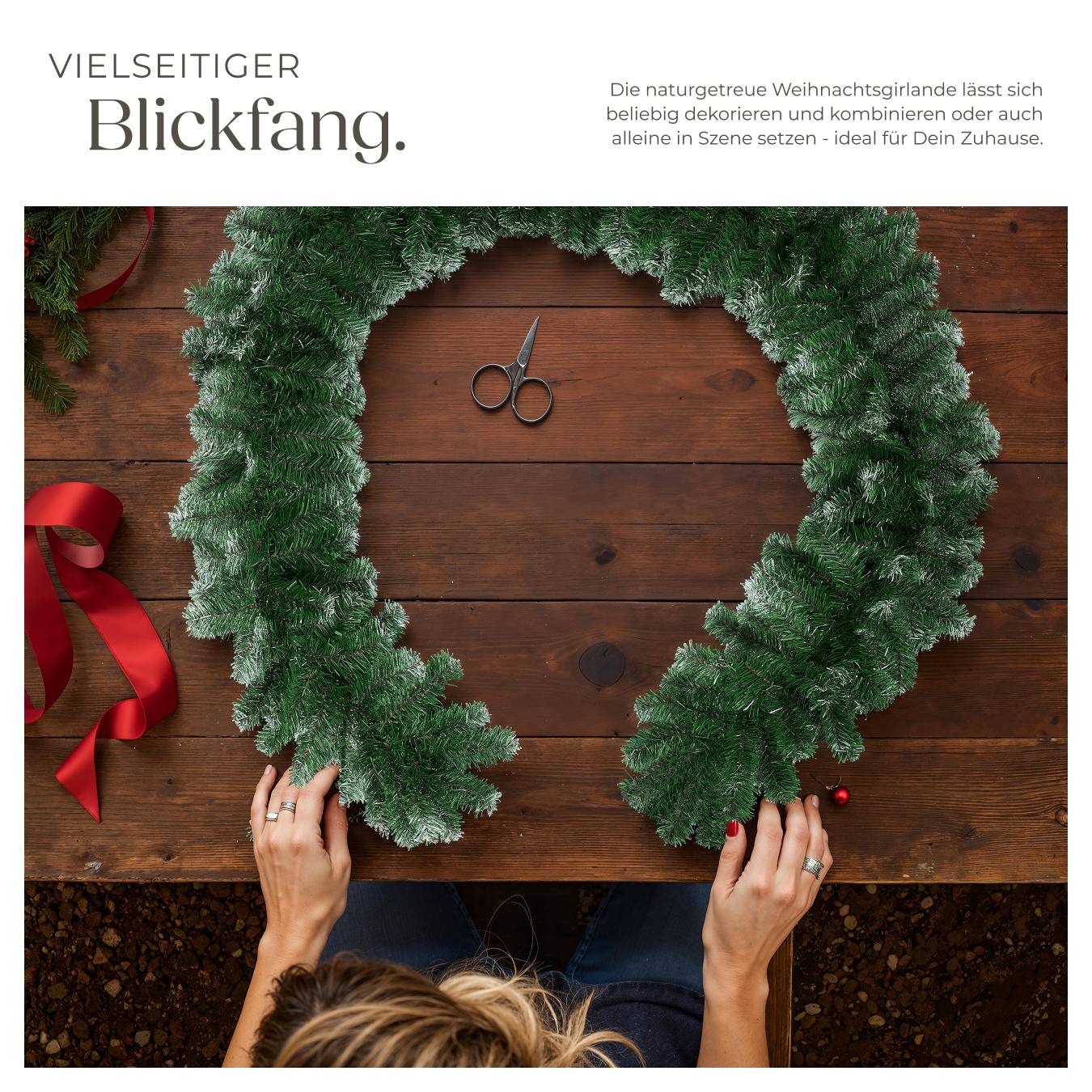 Weihnachtsgirlande Holly