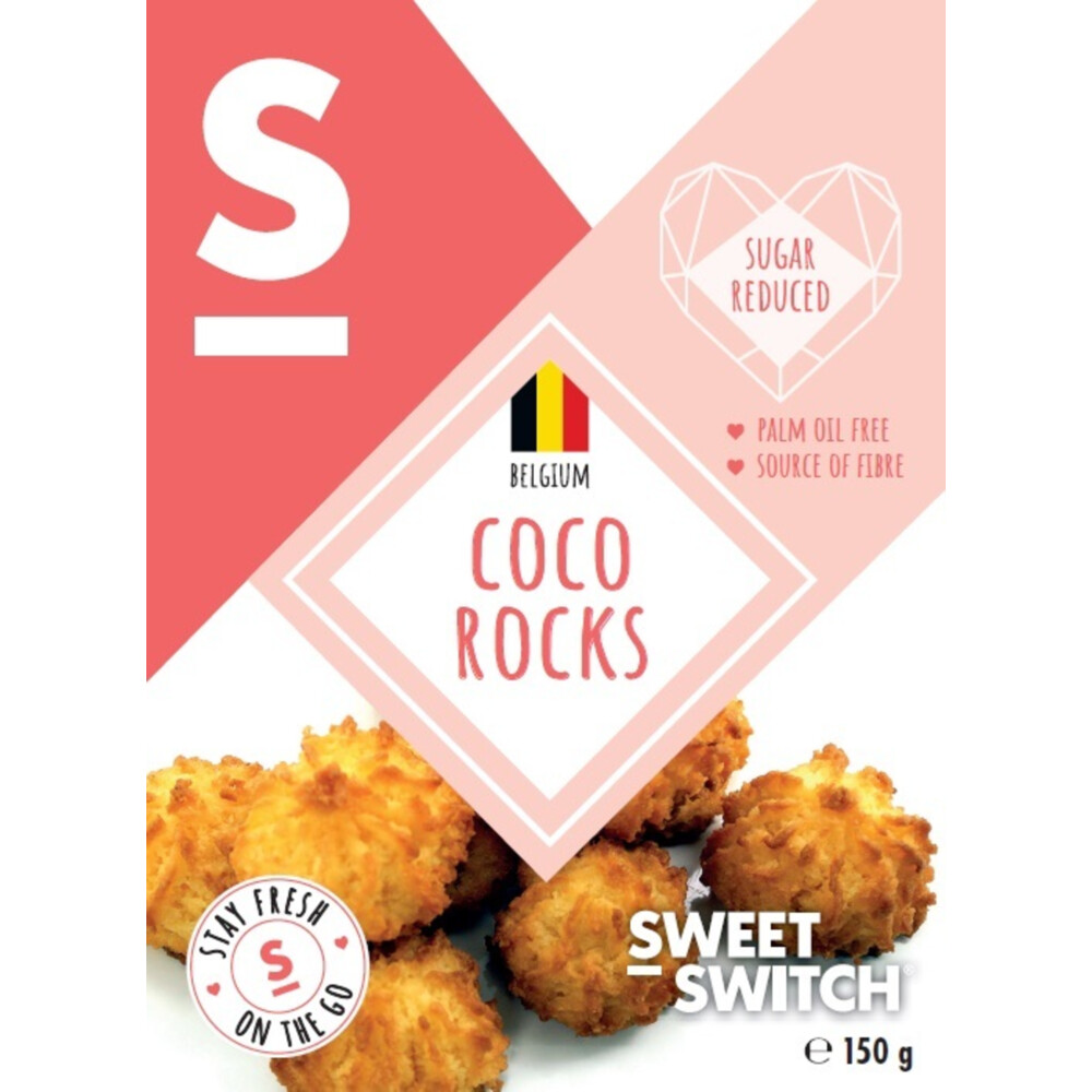 Sweet-Switch Koek Rocks Coco 150 gr