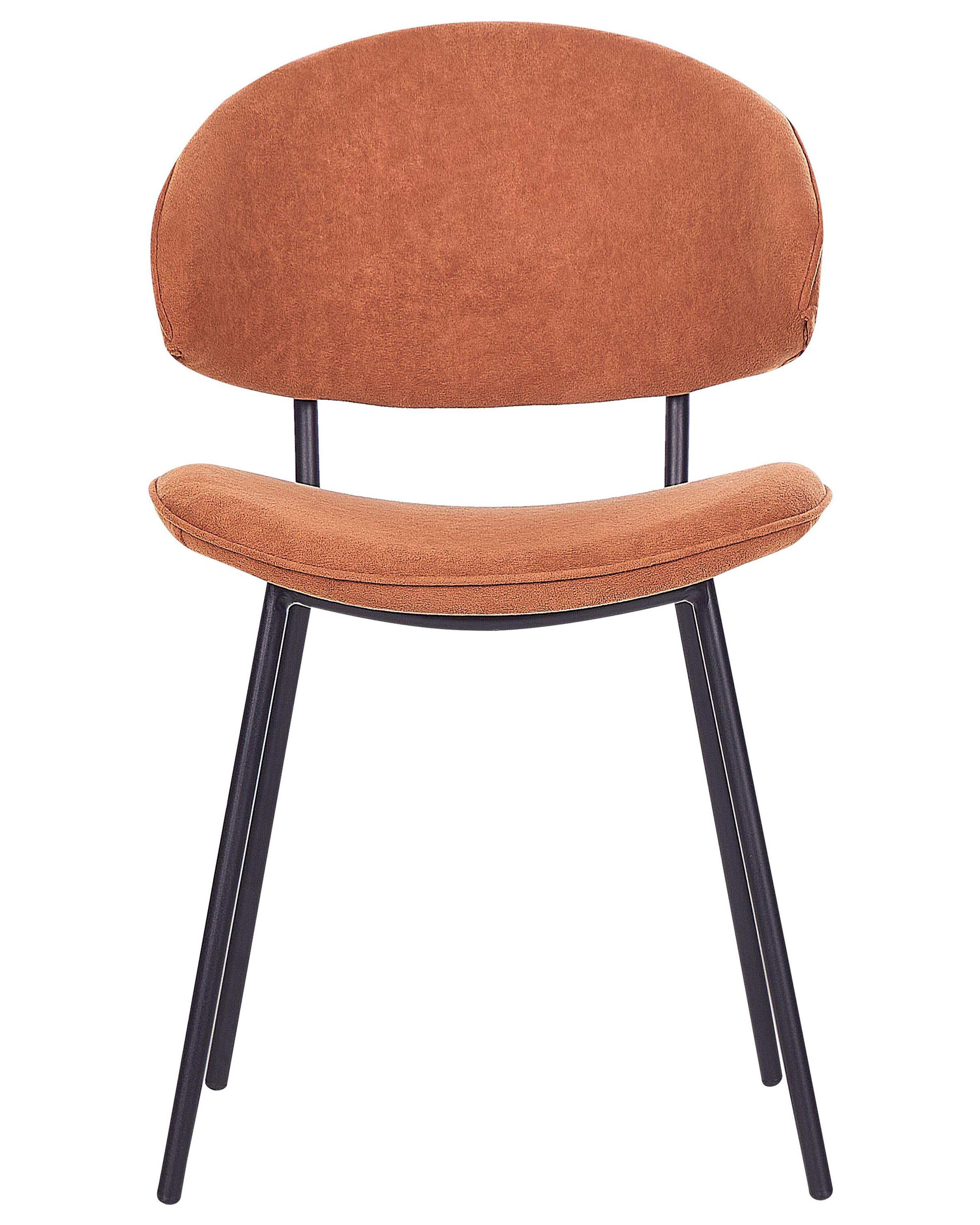 Set van 2 eetkamerstoelen KIANA Oranje