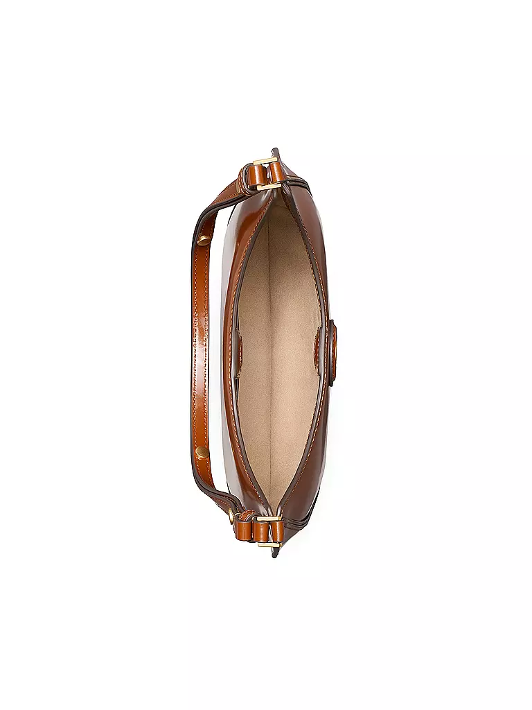 TORY BURCH Ledertasche - Henkeltasche ROBINSON SPAZZOLATO braun