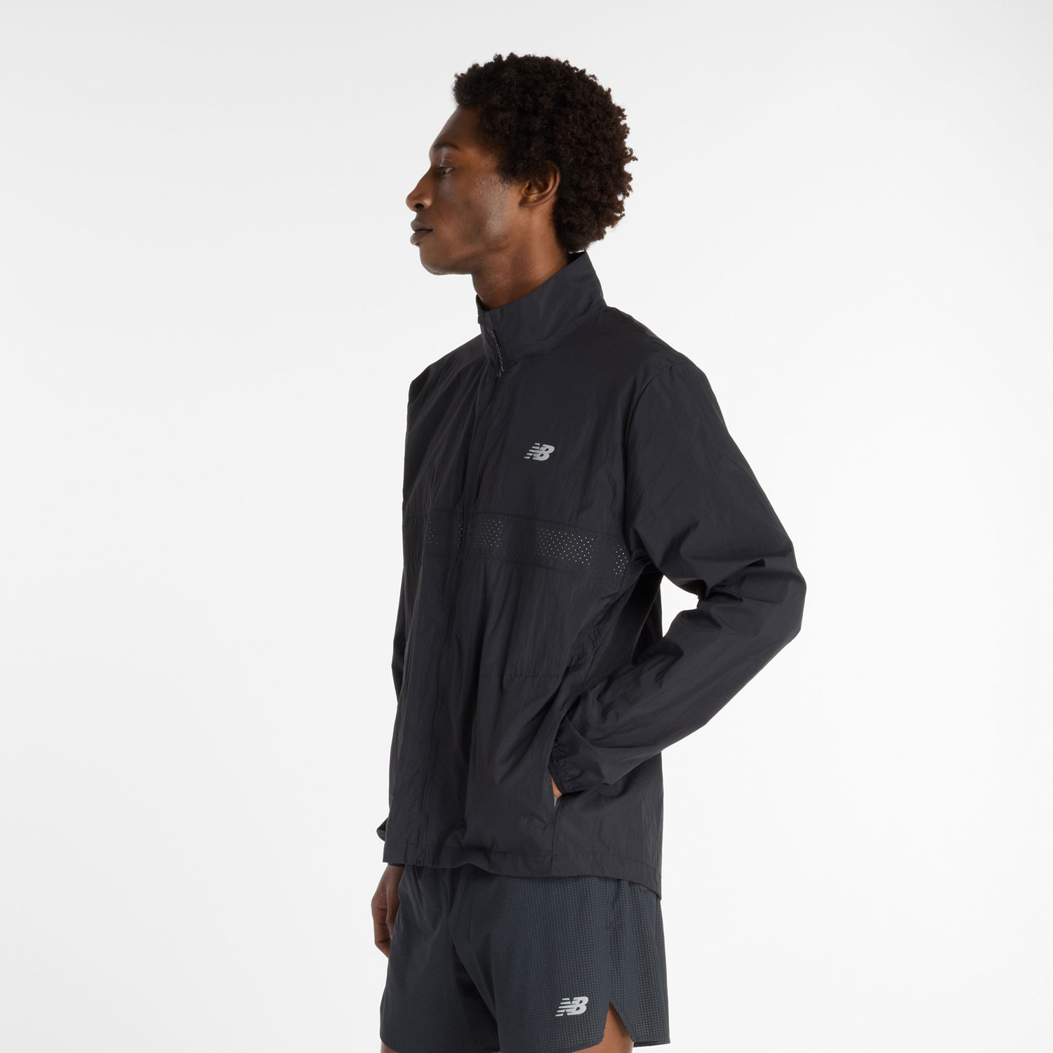 New Balance Reflective Packable Jack Heren