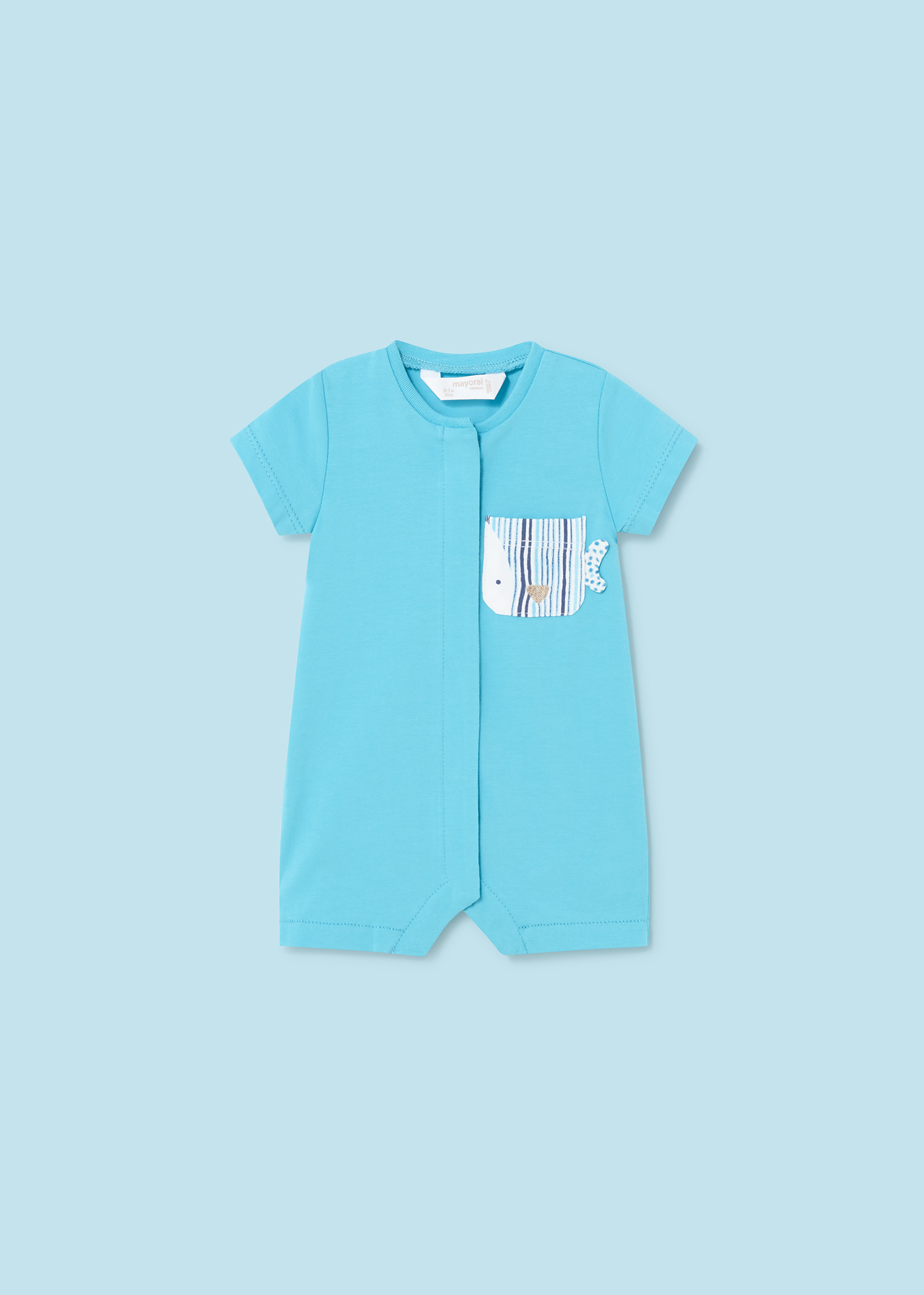 Conjunto de 2 macacões Better Cotton para recém-nascidos, cor milho.