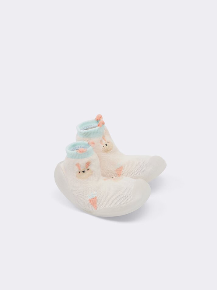 Pantufa de meia - Laranja