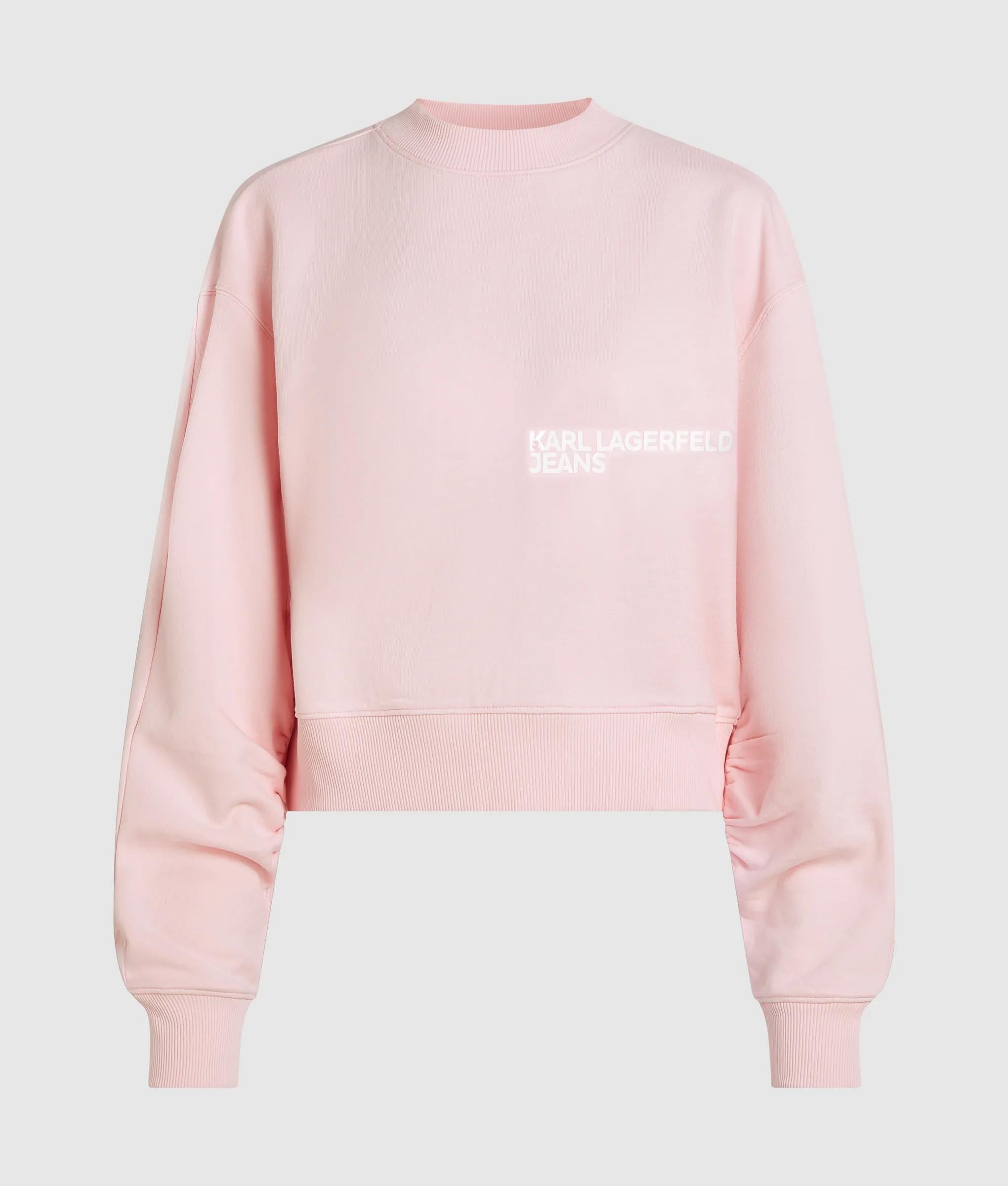 Mouw met ruches sweatshirt