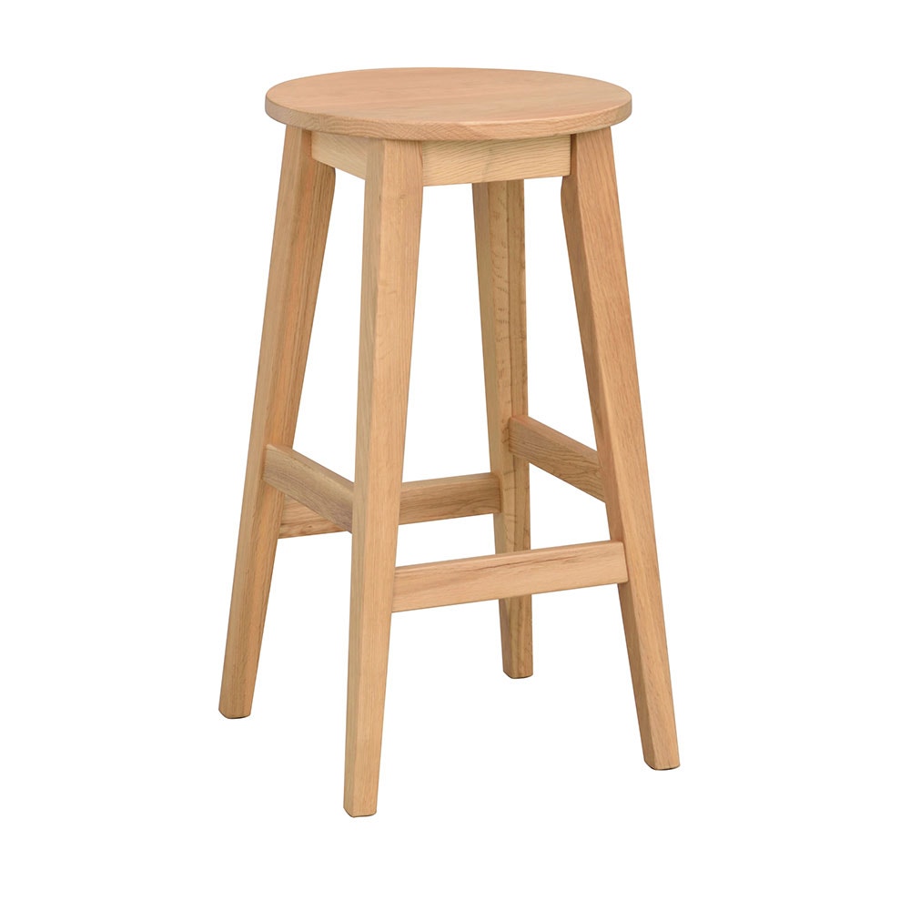Rowico Home Austin Houten Barkruk voor Kookeiland - 65 cm - Naturel