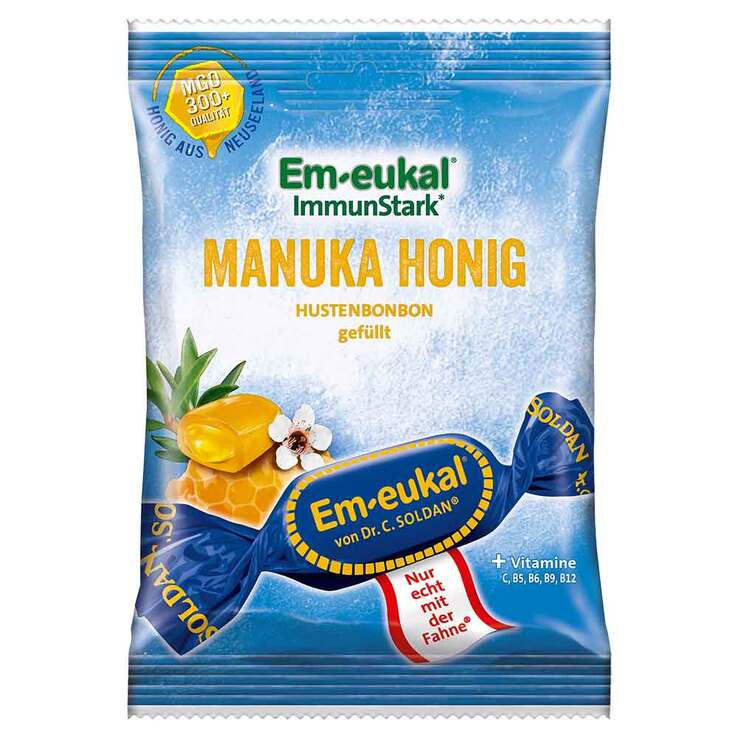 EM Eukal Bonbons Manuka-Honig gefüllt zuckerhaltig, 75 g