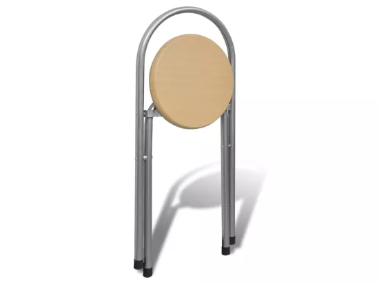 Jeu de bar petit-déjeuner pliable avec 2 chaises