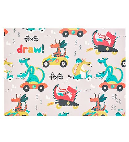 Ooly Skizzenbuch - Dragon Racetrack - 2er-Pack