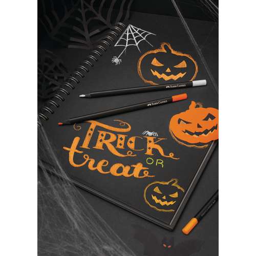 FABER-CASTELL Black Edition Buntstifte Neon & Pastell, 12er-Kartonetui