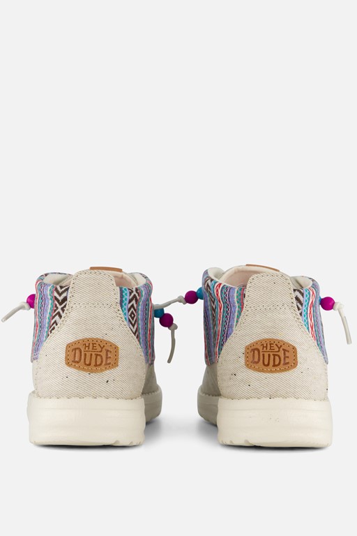 HEYDUDE Wendy Instappers grijs Canvas