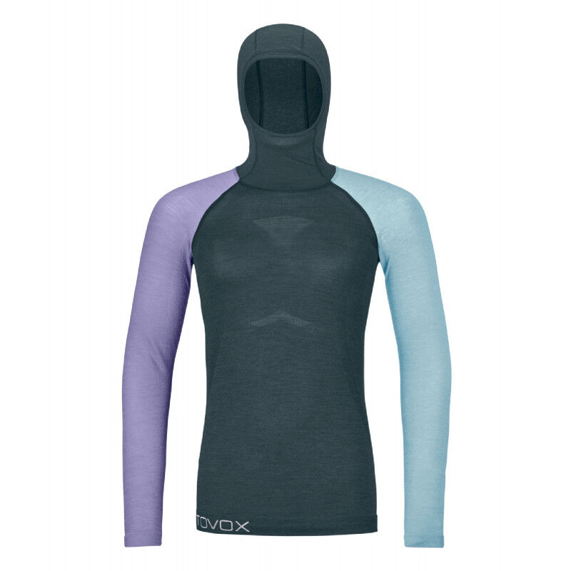 120 Comp Light Hoody - Sous-vêtement mérinos femme