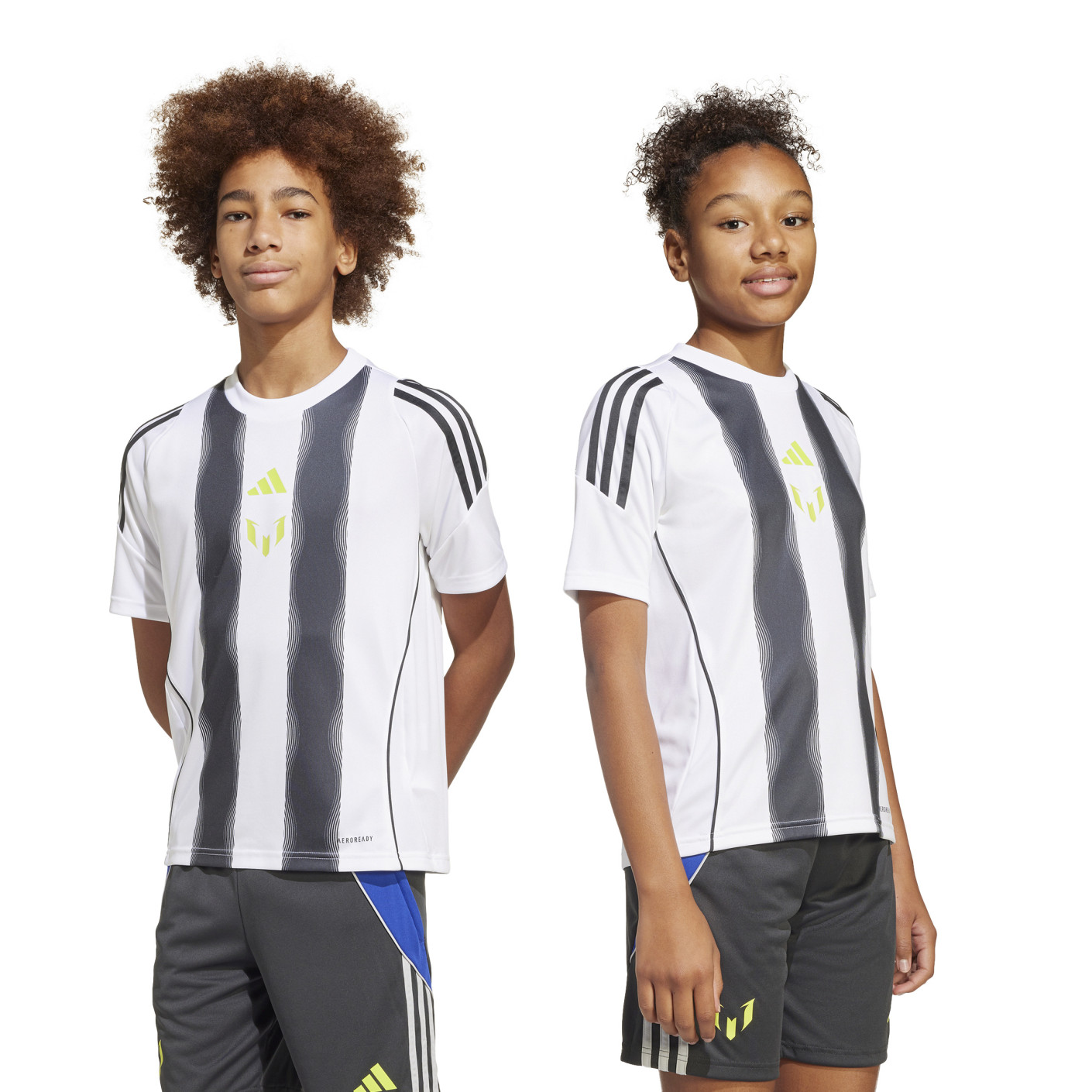 adidas Messi Zomerset Kids Wit Donkergrijs Neongeel Blauw