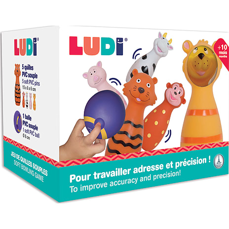 LUDI bowlingsæt - dyr