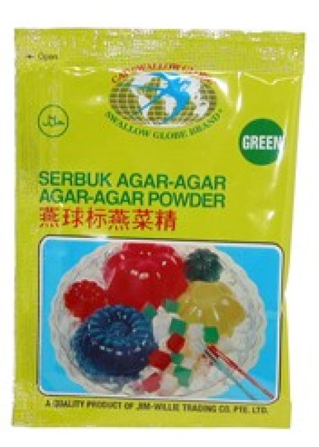 Cap Swallow Serbuk Agar Agar Poeder Groen 7g