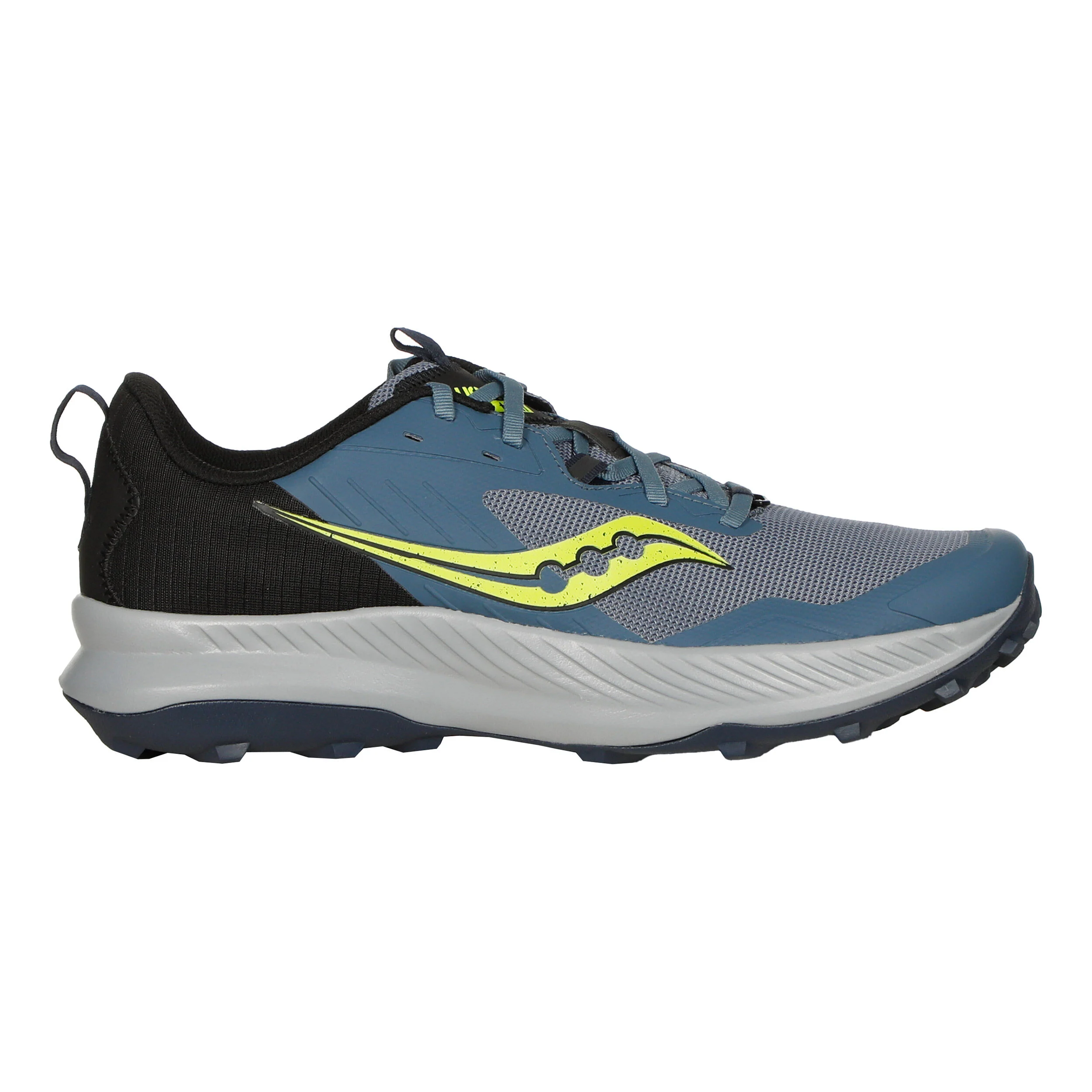 Saucony Blaze TR Chaussure Trail Hommes - Bleu , Jaunes Fluo