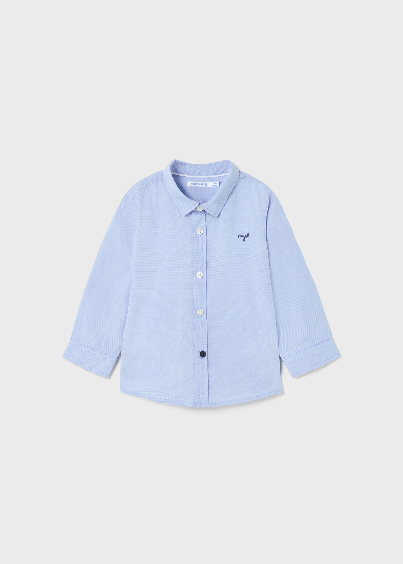 Camiseta lisa de algodão sustentável para bebê