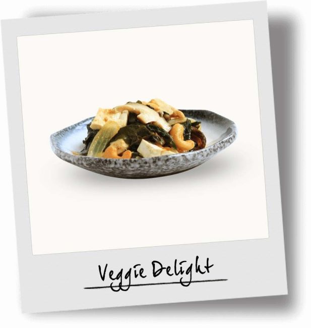 Veggie delight met zeewier