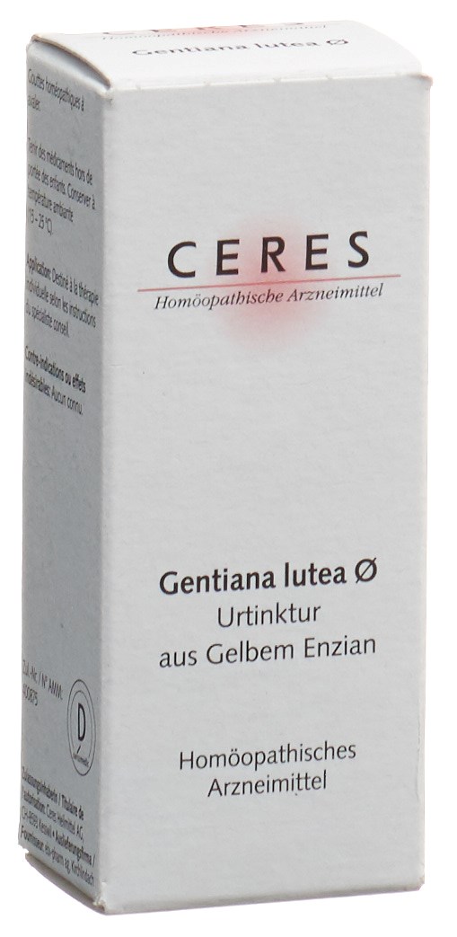 CERES Gentiana lutea<br>20 ml, Flasche, Urtinktur