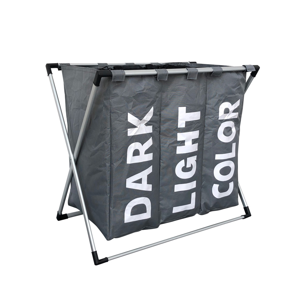 IVOL 3 vakken organizer wasmand - Grey